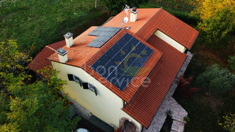 impianto fotovoltaico residenziale - impianto bon service - 1